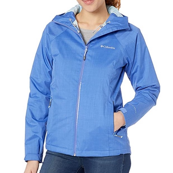 columbia women's top pine insulated rain jacket